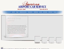 Tablet Screenshot of americanairportservice.com